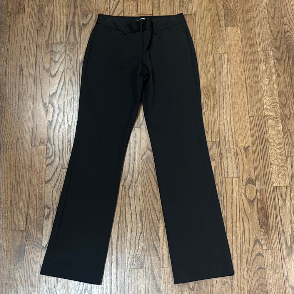 Express Editor Barely Boot Low Rise Pants